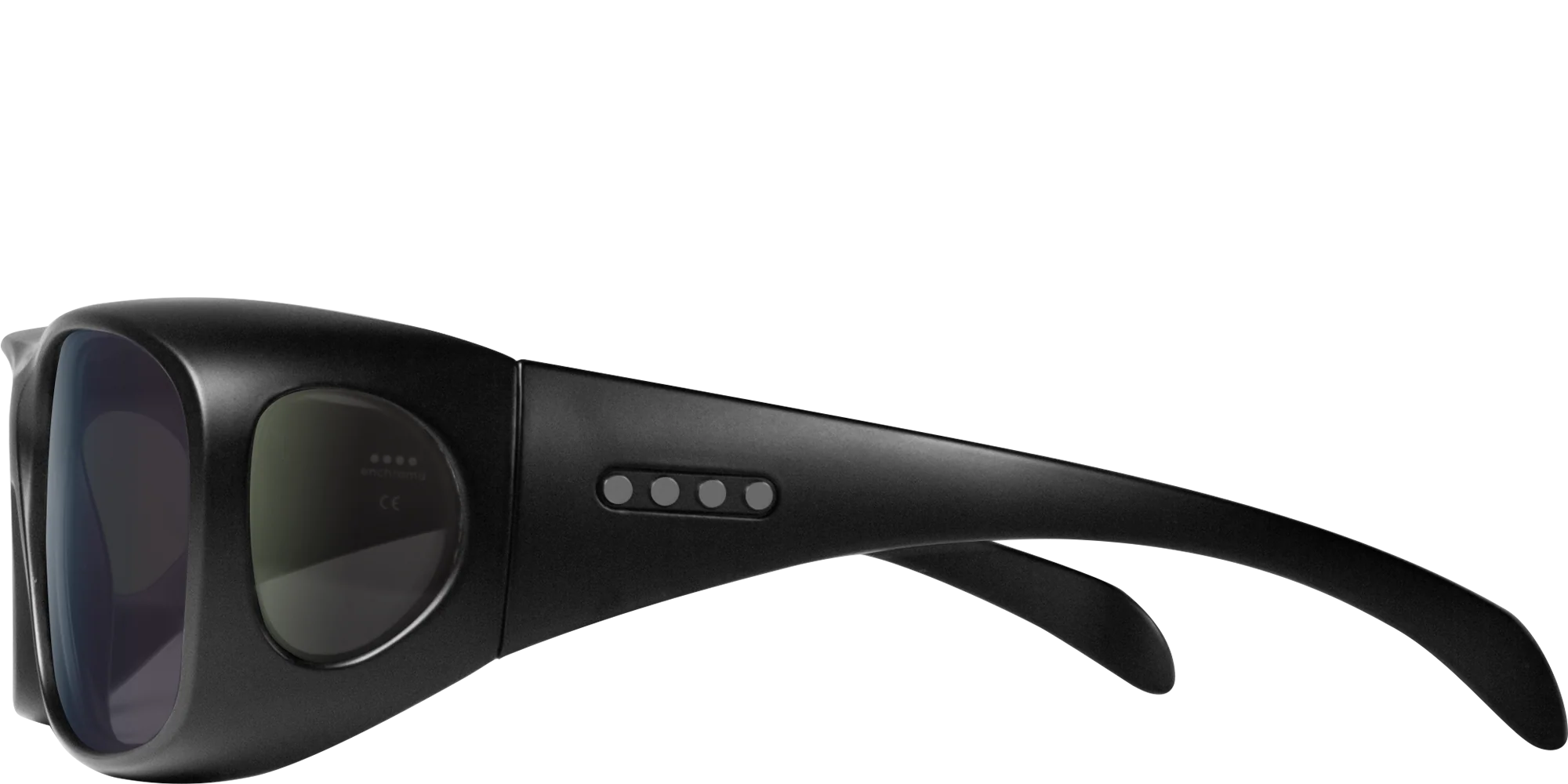 Altavista Fitover Matte Black Polarized Deutan Plano - Image 3