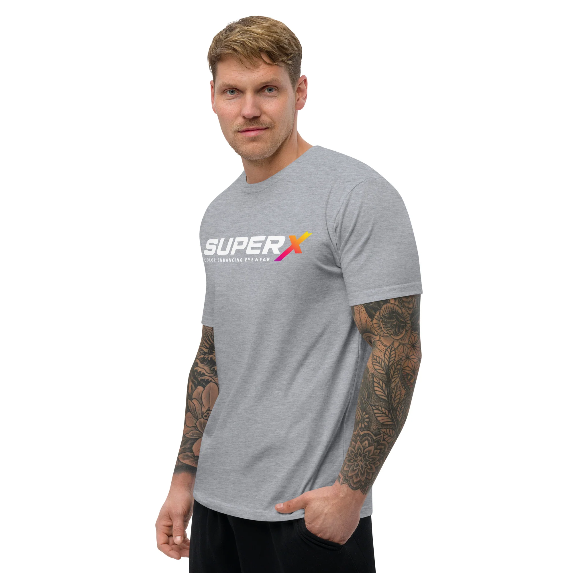 SuperX Men's Fitted T-Shirt - Image 11