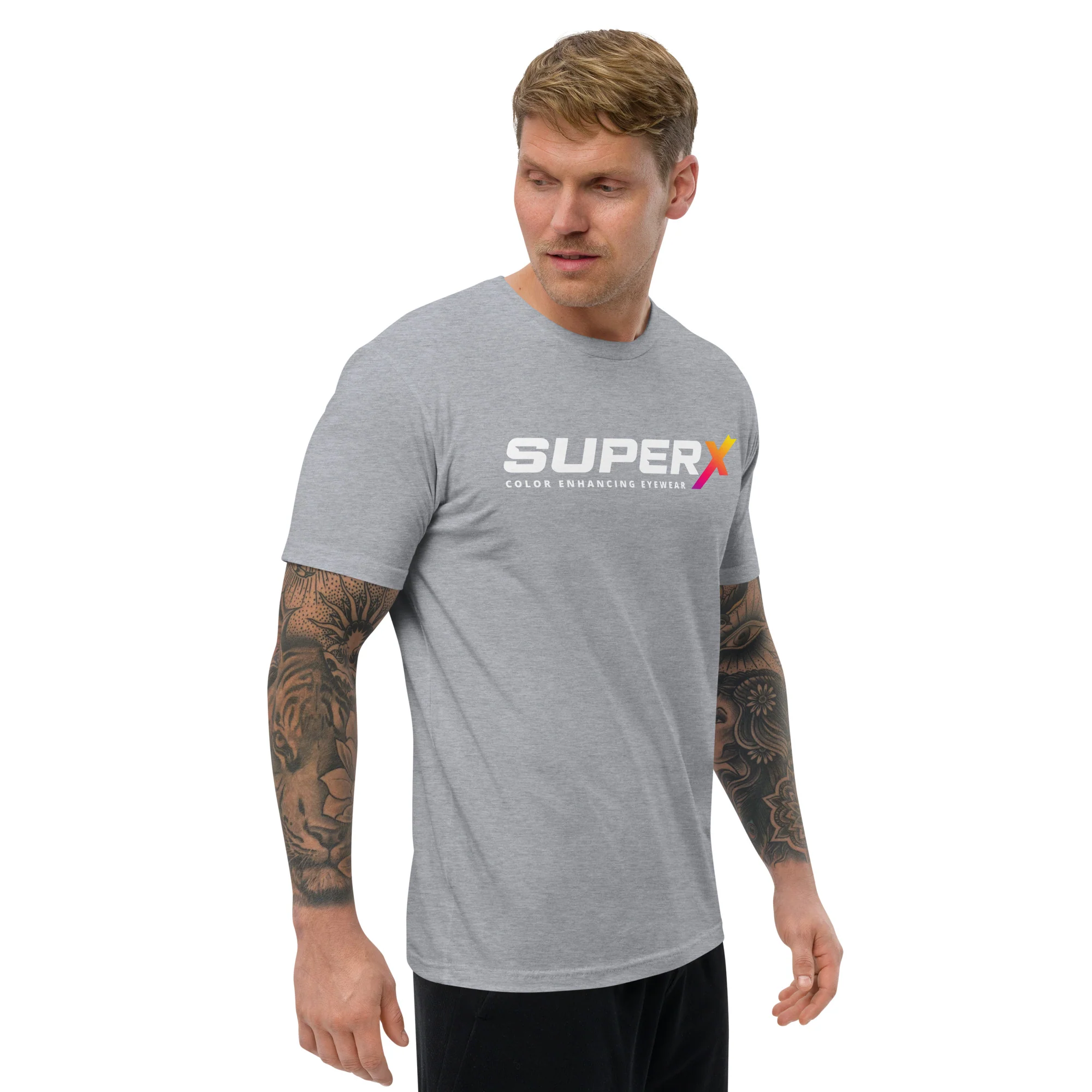 SuperX Men's Fitted T-Shirt - Image 12