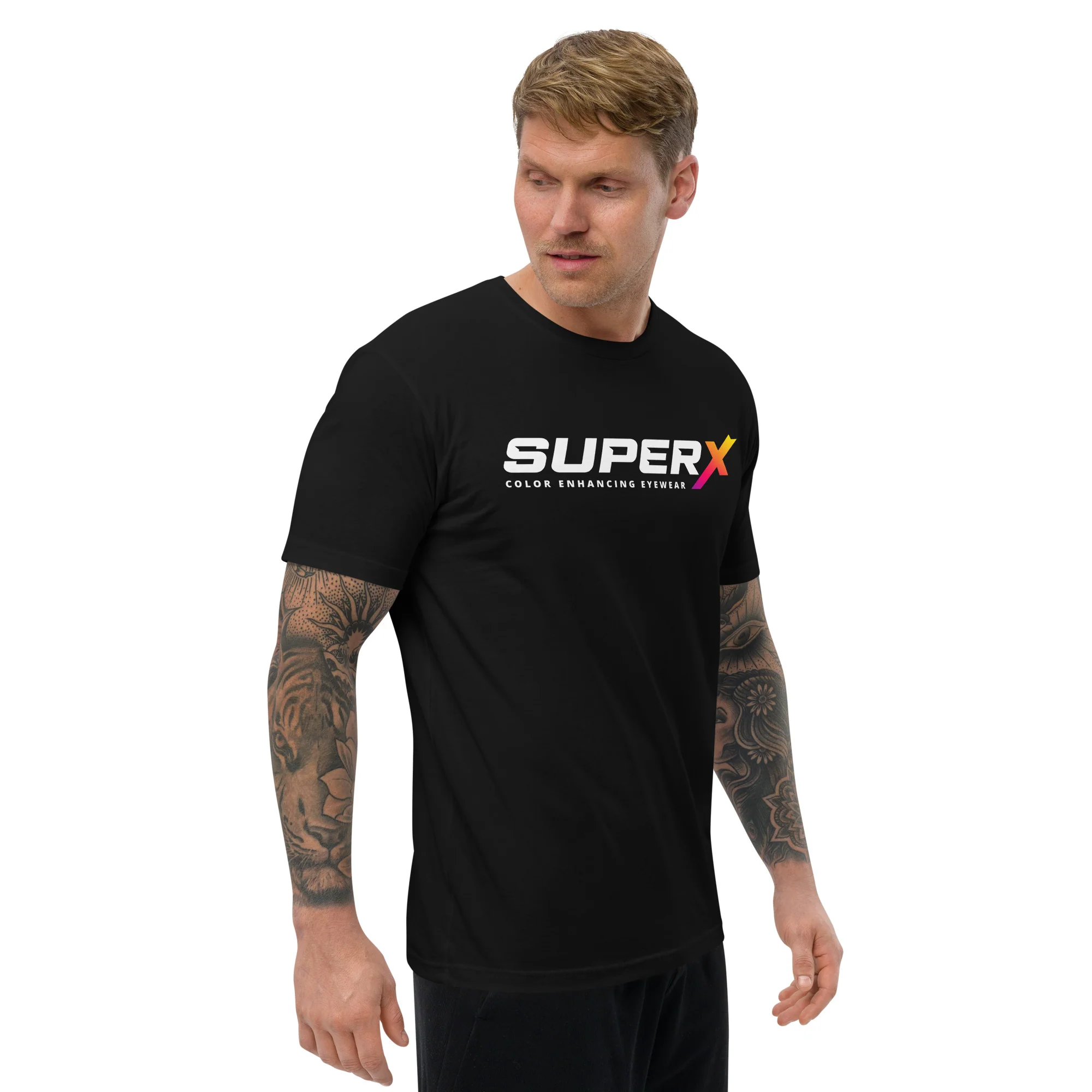 SuperX Men's Fitted T-Shirt - Image 3